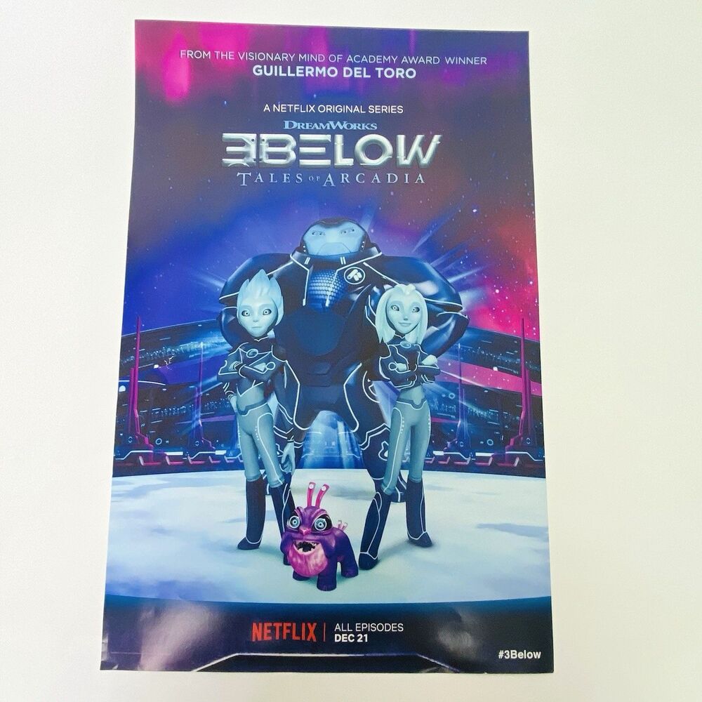 3Below Tales of Arcadia DreamWorks Poster Netflix Guillermo del Toro Animated